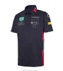 F1 Team Red Color Bull Motorsport pour Honda Martin Racing Motocross Sports Polo Revers Shirt Summer Jersey Motorcycle Clothingss012