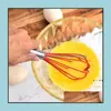 卵ツールキッチンキッチンダイニングバーホームガーデンビーターソリッドカラー10インチステンレススチールミニシルウィスクノンスティック調理器具料理