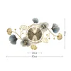 Metal Silent Wall Clocks Mechanism Living Room Decoration Unusual Luxury Golden Digital Wall Clock Modern Design Home Horloge H2201306192