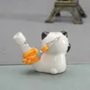 Thuis keramische water vogel fluit panda en fortuin kattenstijl fluitjes met touw