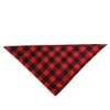 Hundkläder Dog Bandana Christmas Plaid Single Layer Pet Scarf Triangle Bibbs Kerchief Accessories For Small Medium Large Dogs Xmas GiftsThe