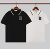 2023 nova camisa t camisas letras bordados dos homens mangas curtas rua moda cavalo camiseta tamanho M-2XL