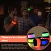 Decoratieve bloemen kransen reflecterende lichte band LED armband band veiligheidsgordel voor buiten nacht lopende fiets polsbanddecoratief d