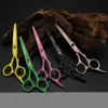 Nożyczki do włosów lądowiska 6 -calowe ząb płaski dla fryzjerów i fryzjerskich specjalne cienkie fryzury 5158826