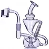 Boscushs en verre Bangs Bongs Huile DAB Recycler Recycler