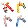 Keychains Personality Cute Panda Charm Keychain 3D Silicone Animals Pendant Small Gifts Car Trendy Jewelry Bag AccessoriesKeychain7195095