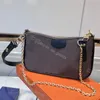 Łatwa torebka na pasku designerskie luksusowe torby dla kobiet luksusowe skórzane torebki na ramiona torebka crossbody damska skórzana epi tłubisz różowy czarny czarny v93v#