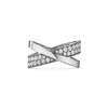 Anel de amor de presente de designer para mulheres X Band Anéis de diamante T anéis de casal de casamento joias com box3076179