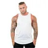 Brand Summer Gym Clothing Bodybuilding Stringer Tank Top Men Fitness Singlets Weightlifting Sleeveless Shirt Cotton Muscle Vest for man W220426