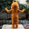 Halloween Brown Squirrel Mascot Kostuum Hoogwaardige stripfiguur Outfits Carnival Volwassenen Maat Verjaardagsfeestje Outdoor Outfit Unisex Dress Outfit