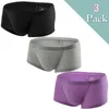 Underpants 3PCS/Lot Mens Briefs Sexy Big Penis Underwear T-back Thongs G-string Gay Jockstrap Tangas Mini Bikini Homme Panties