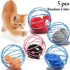 Cat Toys Interactive 2.56in Prisoner Mouse Kitten Spela Ball Dog Chase Toy Pet Education Random Colorcat