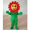 Costume de mascotte de tournesol mignon d'Halloween Costumes de personnage de dessin animé de haute qualité Costume Adultes Taille Fête de carnaval de Noël Tenue de plein air Costumes de publicité