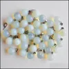 Charms smycken fynd komponenter natursten korsa vatten droppe hj￤rta opal helande h￤ngsmycken diy halsband ac dheam