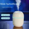 USB Luftfuktare Mini Desktop Hushållsbil Sovrum Silent Night Light Aromaterapy luftfuktare