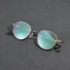 Mode solglasögon ramar vintage ren titanglasögon ram glasögon för män fyrkantiga recept ultralätt 46-21-145 Fashion