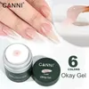 CANNI Okay Gel Arrivals 30g Extension Gel 6 Colors Air Pump Design Easy Soak Off UV LED Manicure Function Sculpture Gel13550376799805