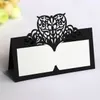 Convites de casamento 50pcs a laser de corte de borboleta Nome da mesa do lugar Cards Favory Message Setting Card Party Favor Decoration