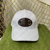 Designer baseball cap kopuła Kufet Hats Cool Plaid Trendy Hat Liisure Caps Nowator 4 kolory projekt dla mężczyzny Kobieta najwyższa jakość 3956722194o