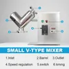 ZZKD 2L 5L Paslanmaz Çelik Karıştırma Makinesi V-Tip Mikser Laboratuvar Blender Mixer