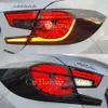 2PCS dla Honda Accord 2018 2019 2020 2021 2022 Ogon światło tylna dioda LED Sygnał Sygnał Mgły Hamurek Mgły Hamurek Taillamp Reverse Reverse