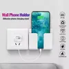 Epacket Wall charger storage box mobile phone support storage rack hanger charging hook3559615