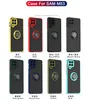 Pancerze Magnetyczne Przypadki dla Samsung Galaxy A13 A53 A73 A23 M23 M33 M53 Case Soft silikonowy uchwyt samochodowy Pierścień żelowy