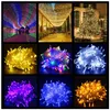 Luci di Natale per esterni 8 modalità Led Fata String Lights Ghirlande Decorazioni da giardino Capodanno DIY Street Patio Lamp Impermeabile Navidad D3.5