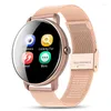 Armbanduhren Frauen Männer Smart Elektronische Uhr Blutdruck Digitale Intelligente Uhren Kalorien Sport Armbanduhr DND Modus Für Android IOSWr