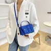 Evening Bags Female Small Green Handbag Designer Yellow Leather Shoulder Bag With Handle Blue Purse Crossbody For Women 2022