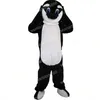 Halloween Black Dolphin Mascot Costume Cartoon Temat Postacie Carnival Festival Fancy Dress Dorośli rozmiar przyjęcia urodzinowe strój na zewnątrz