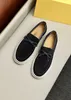 Casual Shoes Designer Luxury Top Version Men's Loafers Importerade Suede Leather Full Set of High-End Packaging