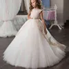 Elegantes Partykleid für Mädchenkleidung, erstes Festkleid, Hochzeit, Blumenmädchenkleider, Kinderkostüm, Spitze, Brautjungfern, formelles Kleid Y220510