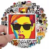 50PCS Cool Rock Band Hip Hop Meme Stickers Aesthetic for Laptop Guitar Waterproof Graffiti Decals Sticker