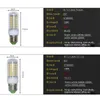 Luz de maíz LED E27 E14 SMD5730 Bulbo 15W 24W 110V-240V Lighting de ángulo de 360 ​​haz de alta calidad de alta calidad
