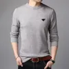 Man Sweaters with Budge Sweatshirts Mens Jumpers Hoodies Pullover Sweatshirt Men Tops Knit Sweater Asian Size S-3XL