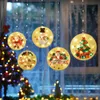 Strings Christmas Window Lights Novelty 3D Hanging 1PCS LED String Merry Curtain LightsLED