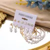 Dangle & Chandelier Vintage Pearl Earrings For Women Big Gold Cross Set Of Long Tassel Butterfly Drop 2022 JewelryDangle