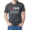 Unisex 100% cotone premium PENSIONATO Faccio quello che voglio, non è più un mio problema Regalo per la pensione T-shirt da uomo divertente T-shirt morbida da donna 220504