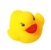 Baignade canards animaux coloré doux caoutchouc flotteur pression sèche jeux de bain grincheux classique caoutchouc canard plastique salle de bain piscine jouet cadeaux