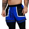 Summeroutdoor Muscle Fitness Sports Pants Fashion الربط رجالًا مرونة كمال الأجسام بوكس ​​شورت 220623