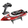 High Speed ​​Speedboat 35 km/u Professionele RC Boat Airship Racing Boat Model Capsizing Reset Kinderen afstandsbediening speelgoed