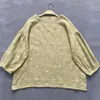 Kobiety damskie koszule Johnature Summer Linen Casual Hafdery 2022 Japońskie vintage kwiatowe luźne kolory o solidnym kolorze bluzki bluzki