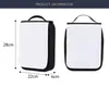 3pcs Sacchi di roba Sublimazione Sposta Borsa di stoccaggio multifunzionale in poliestere bianco bianco fai-da-te