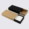 Cadeau cadeau pcs vendre bricolage kraft boîtes blanc / brun / papier noir petite boîte à savon carton mini bijoux emballage carton boîte cadeau