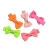 Children's jewelry 20 colors handmade cute bow ribbon bag hairpin