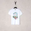 Shark Chaopai Kite Fujiyama Printed Youth Short Sleeve T-shirt Unisex