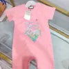Комбинезоны для новорожденных, дизайнерские комбинезоны с принтом, футболки для мальчиков и девочек, одежда с короткими рукавами, комбинезон для малышей, подарки3376010
