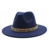 Fedora Hut für Frauen Männer Filz Hüte Frau Mann Fedoras Panama Jazz Top Hut Weibliche Brand Kappe Mädchen Mode Herbst Winter Caps Party Weihnachtsgeschenk 2022