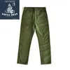 Saucezhan Og107 Utility Trötthet Militär Classic Cargo Olive Sateen Straight Army Capris Baker Pants 201126